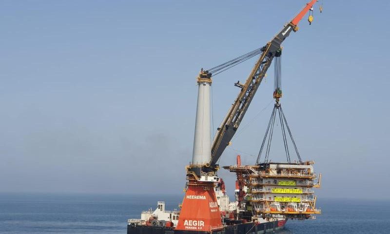 Heerema´s Aegir Completes Installation for Qatargas