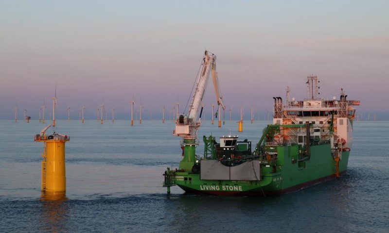 DEME´s Living Stone Completes Inter-Array Cable Laying Works for SeaMade