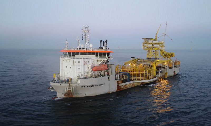 Jan De Nul Group offshore installation activities TPC Offshore Wind Farm Taiwan