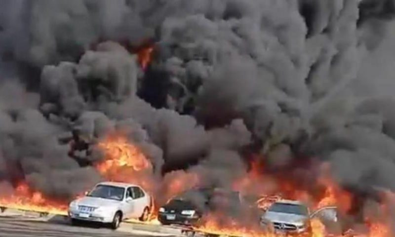 Shuqair Mostorod Pipeline Oil Leak Causes Major Fire Break Out in Cairo
