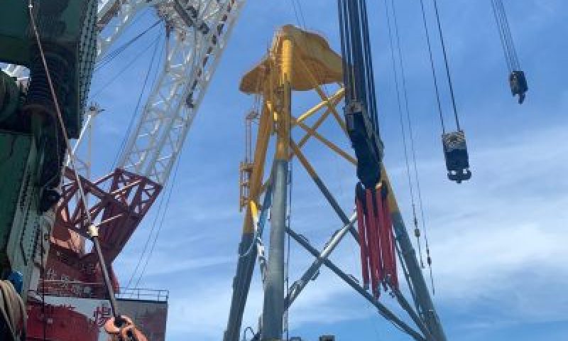 SPT Offshore Suction Pile Jacket Installation
