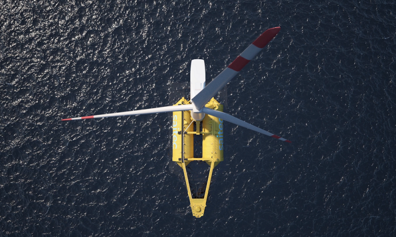DemoSATH floating offshore wind foundation concept