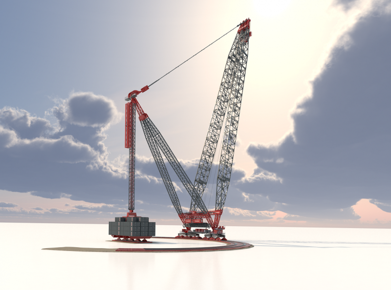 Mammoet Launches SK6,000 Crane
