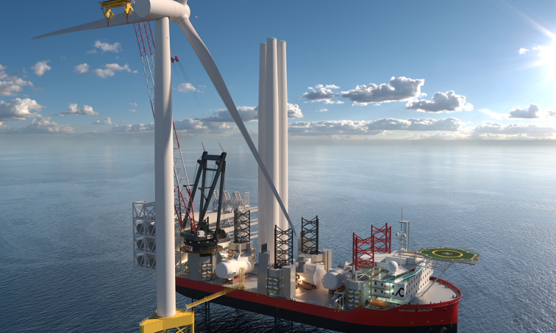 Cadeler to Dress Wind Orca with Brand New 1,600T Heavy Lift Crane
