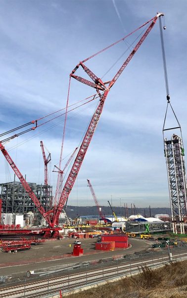 Mammoet Completes PTC Lifts at Petrochemical Plant in Pennsylvania