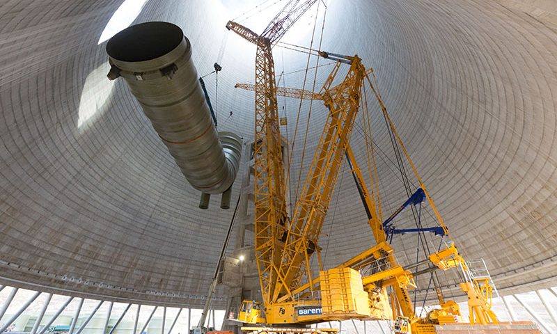 Sarens Performs Heavy Lifts for Construction of Greek Power Plant