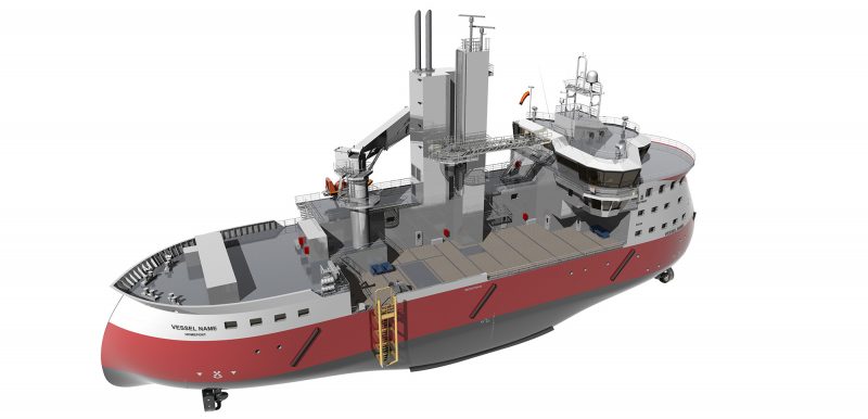 Ulstein's Two Stern Design Provides Fuel Savings and Maximum Manoeuvrability