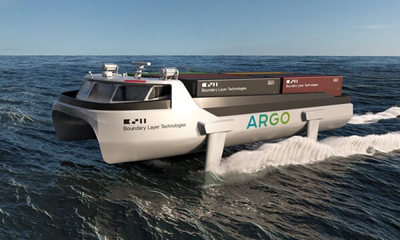 Concept for Hydrogen Fuel Cell Cargo Ship for Intra
